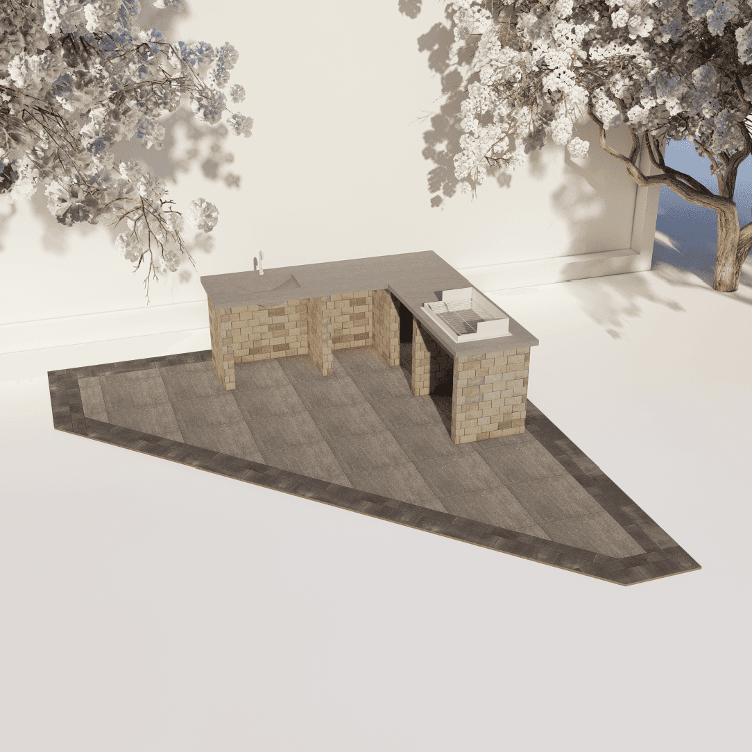Outdoor Kitchen 4079 - 4.08 x 4.96 m